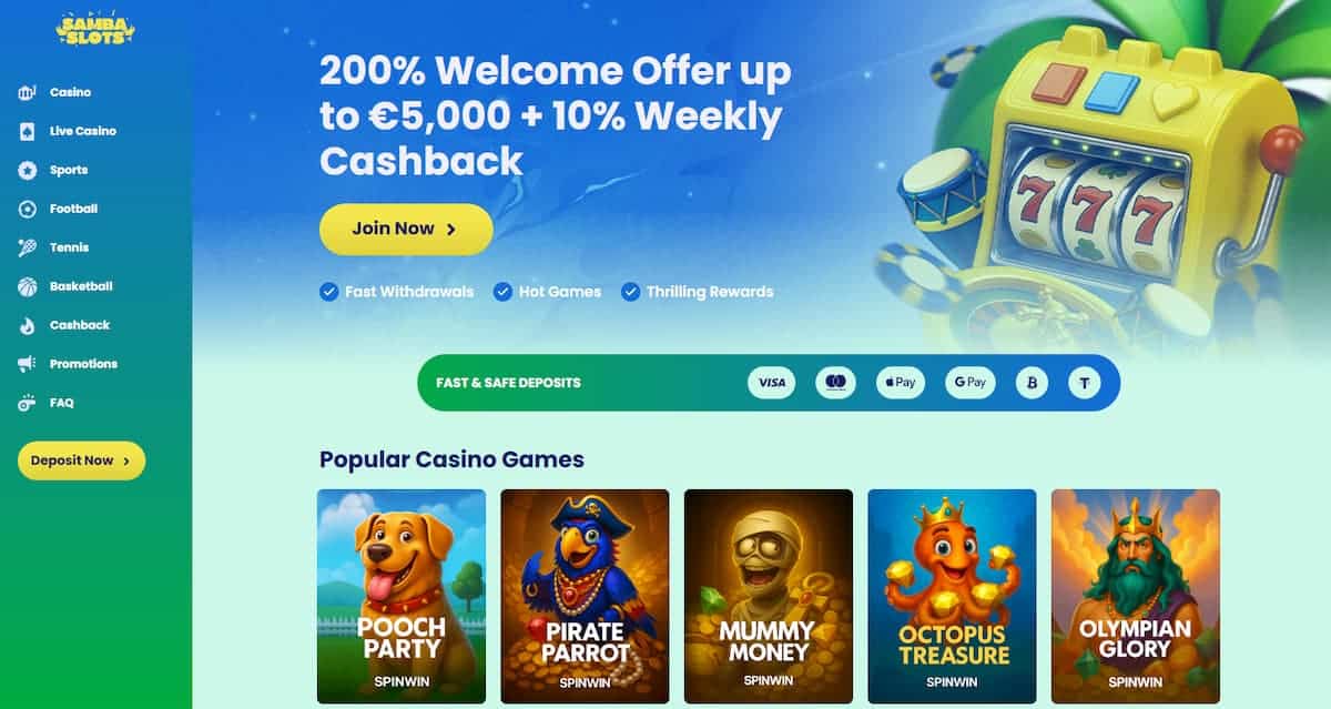 Samba Slots Online Casino